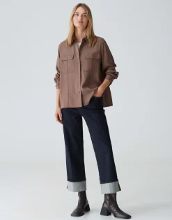 Damen OPUS Blusen^Hemdbluse Flara Braun Online Bestellen