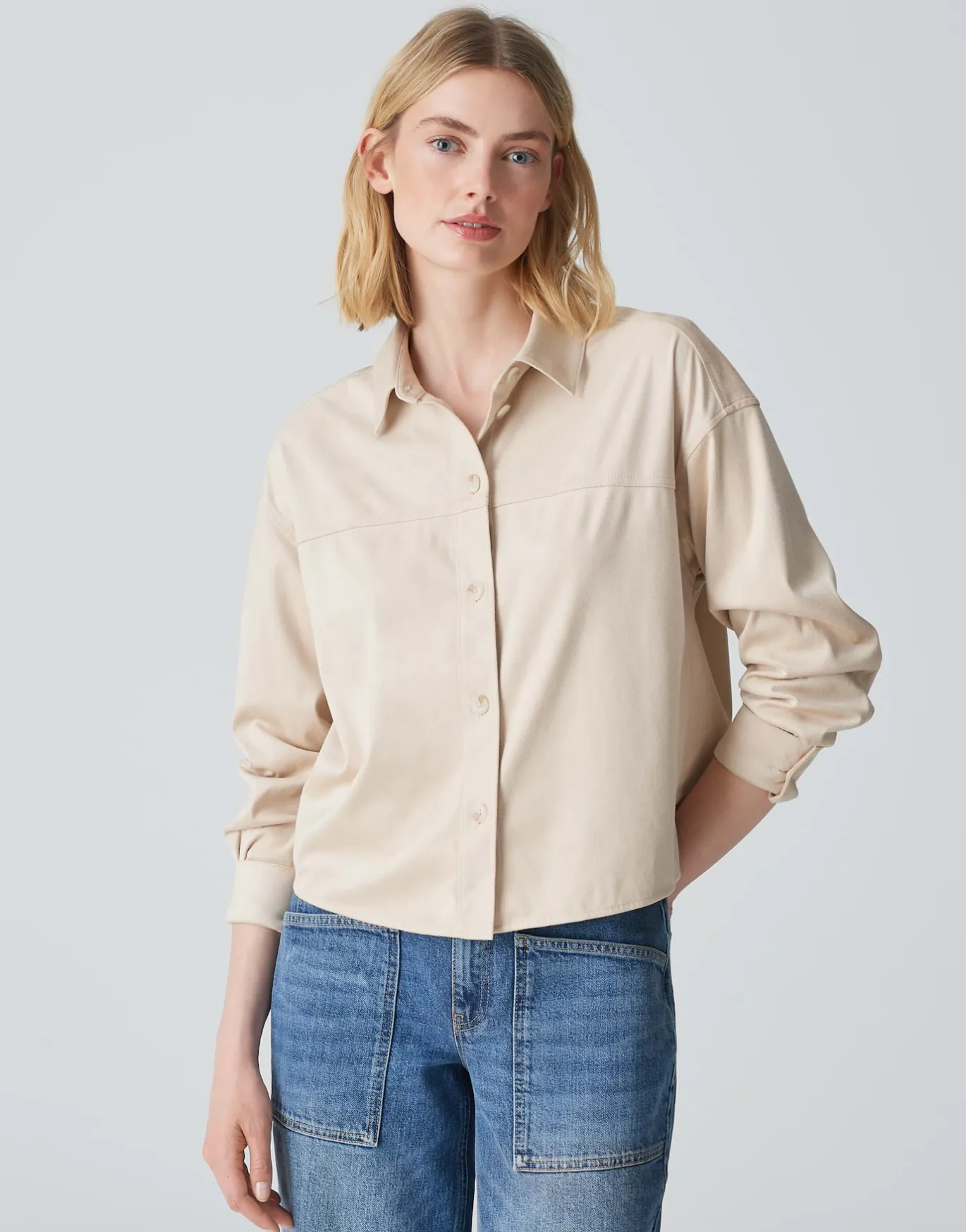 Damen OPUS Blusen^Hemdbluse Fontega Beige Online Bestellen