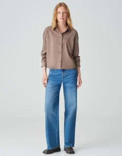 Damen OPUS Blusen^Hemdbluse Fontega Braun Online Bestellen