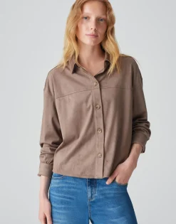 Damen OPUS Blusen^Hemdbluse Fontega Braun Online Bestellen