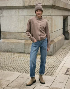 Damen OPUS Blusen^Hemdbluse Fontega Braun Online Bestellen