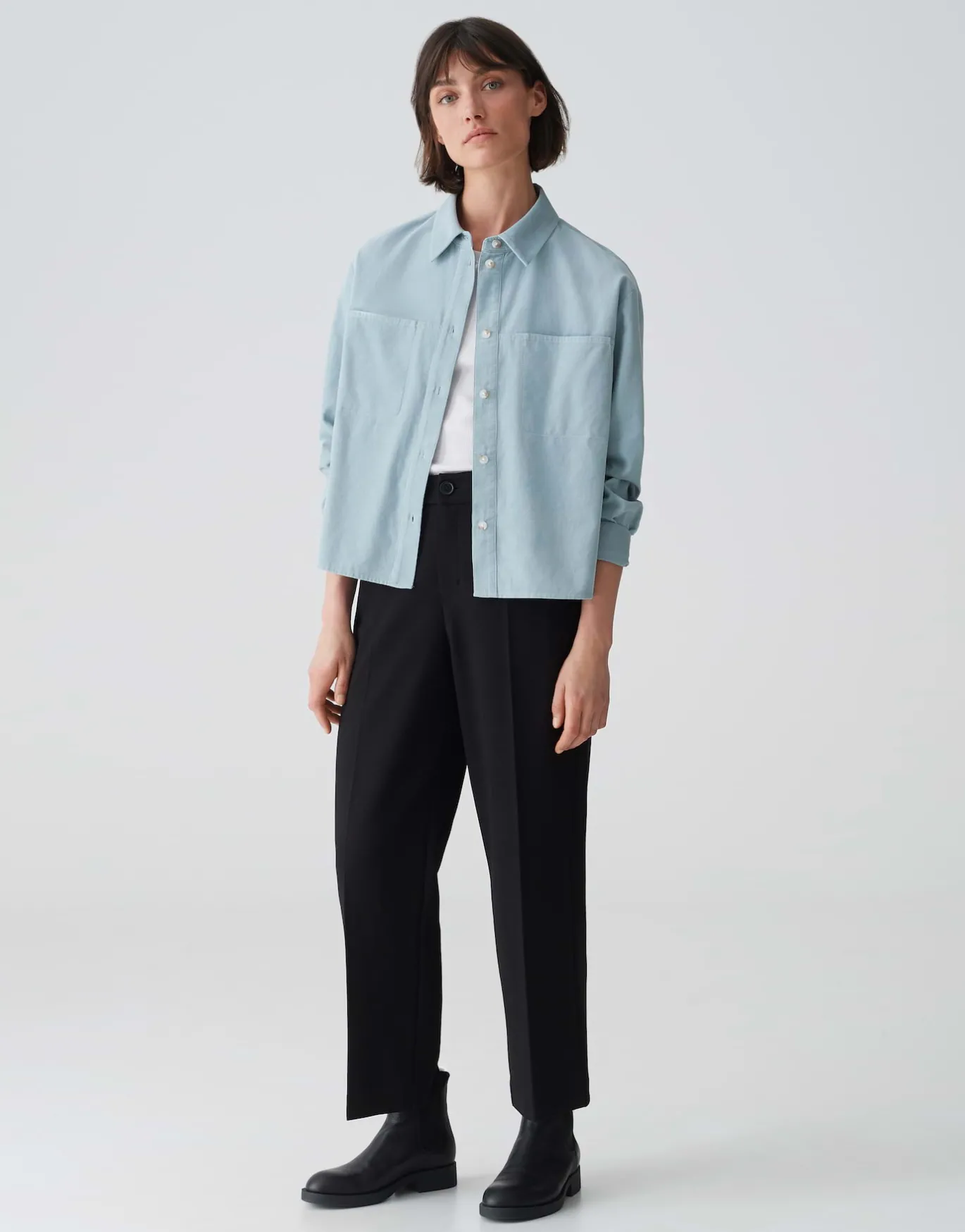 Damen OPUS Blusen^Hemdbluse Froni Blau Online Bestellen