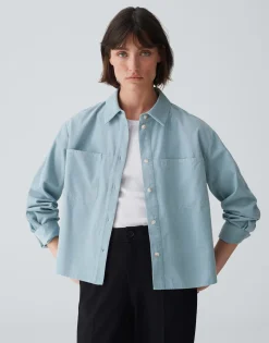 Damen OPUS Blusen^Hemdbluse Froni Blau Online Bestellen