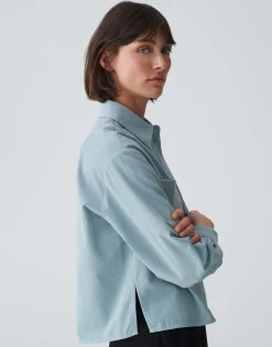 Damen OPUS Blusen^Hemdbluse Froni Blau Online Bestellen