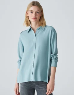 Damen OPUS Blusen^Hemdbluse Fuhla Blau Online Bestellen