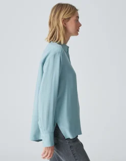 Damen OPUS Blusen^Hemdbluse Fuhla Blau Online Bestellen