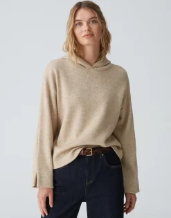 Damen OPUS Sweat^Hoodie Genulo Beige Online Bestellen