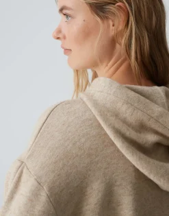 Damen OPUS Sweat^Hoodie Genulo Beige Online Bestellen