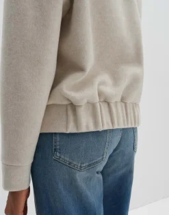 Damen OPUS Sweat^Hoodie Ulany Beige Online Bestellen