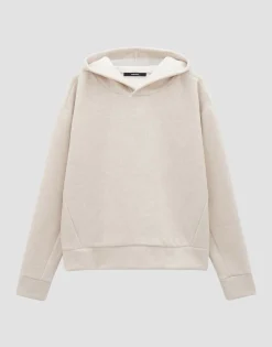 Damen OPUS Sweat^Hoodie Ulany Beige Online Bestellen