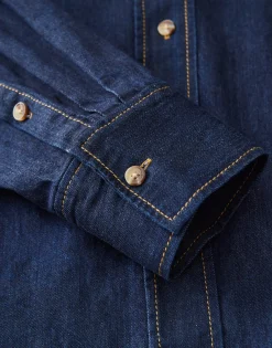 Damen OPUS Blusen^Jeansbluse Farilla Blau Online Bestellen