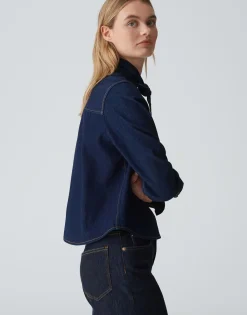Damen OPUS Blusen^Jeansbluse Farilla Blau Online Bestellen