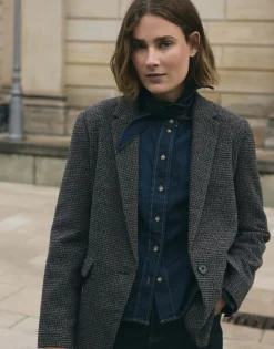 Damen OPUS Blusen^Jeansbluse Farilla Blau Online Bestellen