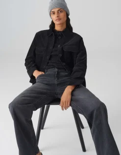 Damen OPUS Jacken / Mäntel^Jeansjacke Hedra Schwarz Online Bestellen