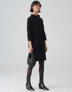 Damen OPUS Kleider^Jerseykleid Wabyna Schwarz Online Bestellen