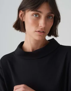Damen OPUS Kleider^Jerseykleid Wabyna Schwarz Online Bestellen