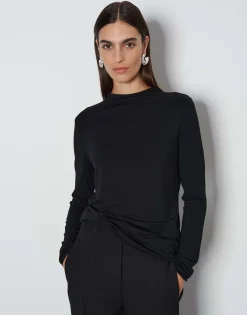 Damen OPUS Basics | Shirts^Jerseyshirt Karinn Schwarz Online Bestellen