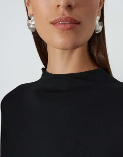 Damen OPUS Basics | Shirts^Jerseyshirt Karinn Schwarz Online Bestellen