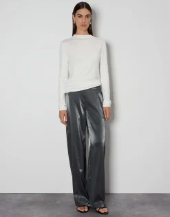 Damen OPUS Basics | Shirts^Jerseyshirt Karinn Weiß Online Bestellen