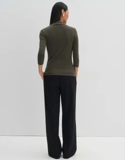 Damen OPUS Basics | Shirts^Jerseyshirt Keeli Grün Online Bestellen