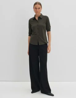 Damen OPUS Shirts | Blusen^Jerseyshirt Kelly Solid Grün Online Bestellen