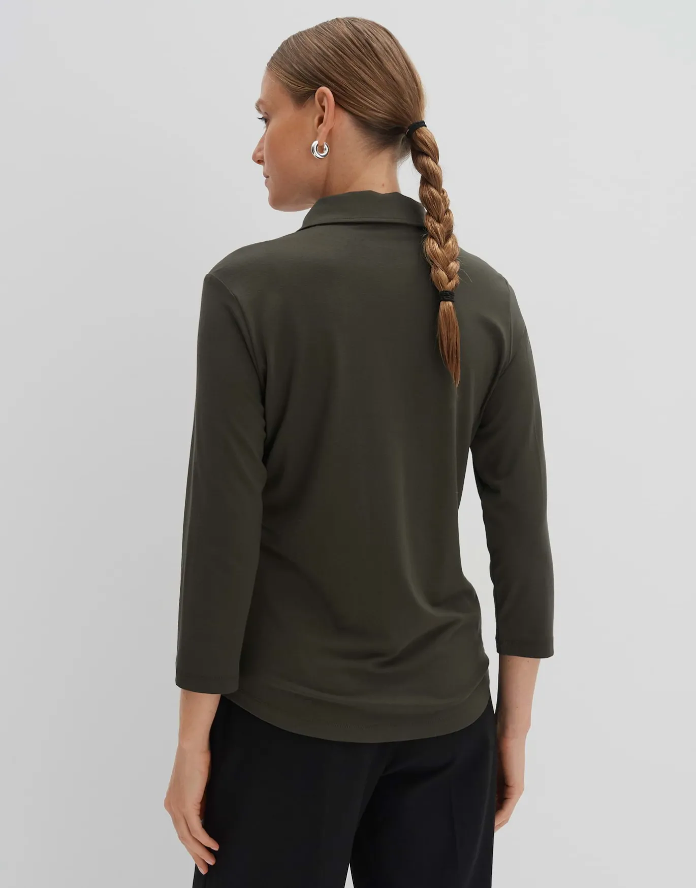 Damen OPUS Shirts | Blusen^Jerseyshirt Kelly Solid Grün Online Bestellen