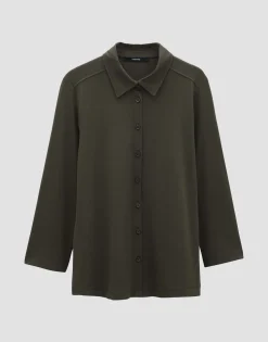 Damen OPUS Shirts | Blusen^Jerseyshirt Kelly Solid Grün Online Bestellen