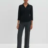Damen OPUS Shirts | Blusen^Jerseyshirt Kelly Solid Schwarz Online Bestellen