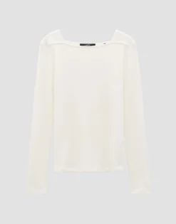 Damen OPUS Shirts^Jerseyshirt Kosie Weiß Online Bestellen