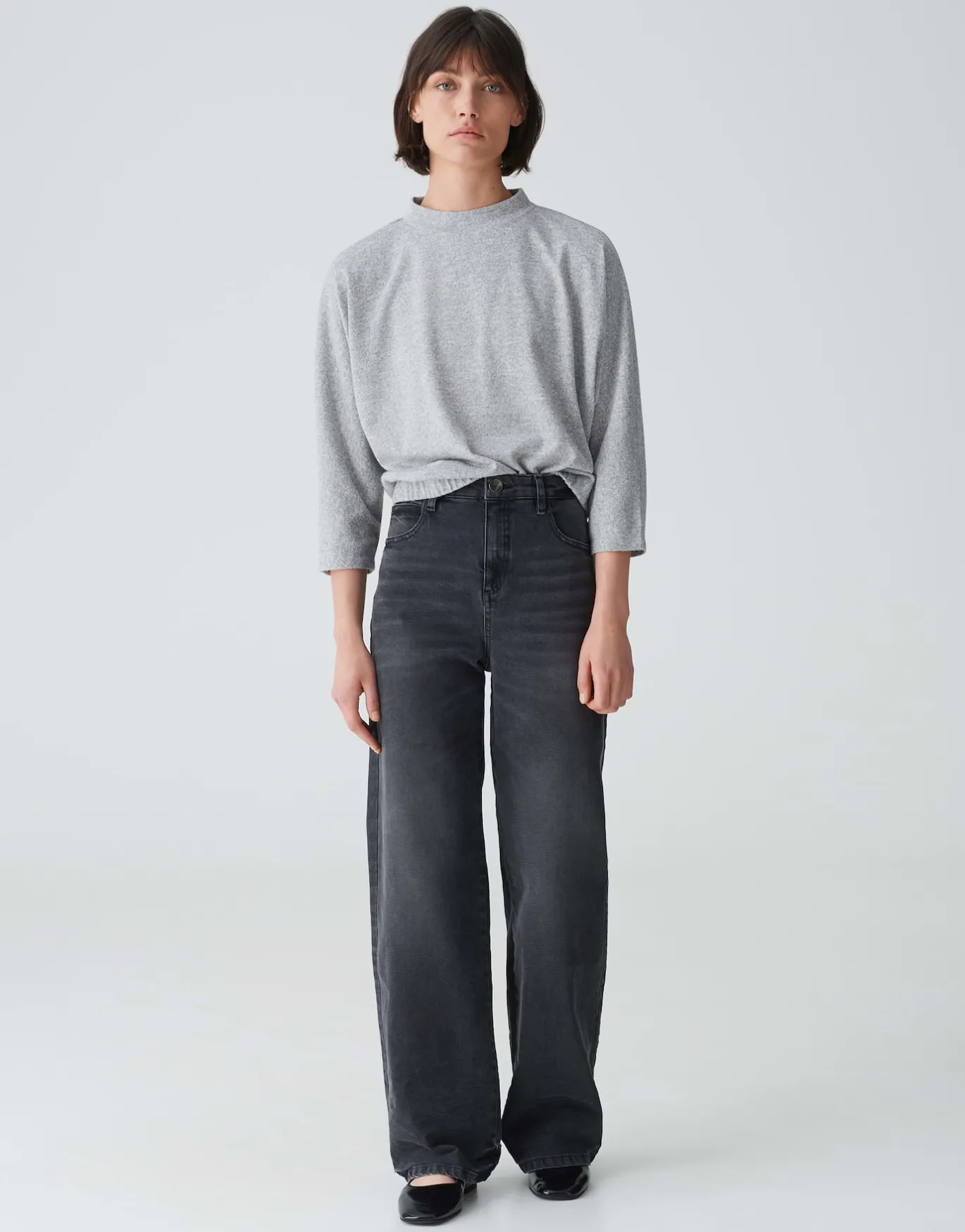 Damen OPUS Shirts^Jerseyshirt Sastepy Grau Online Bestellen