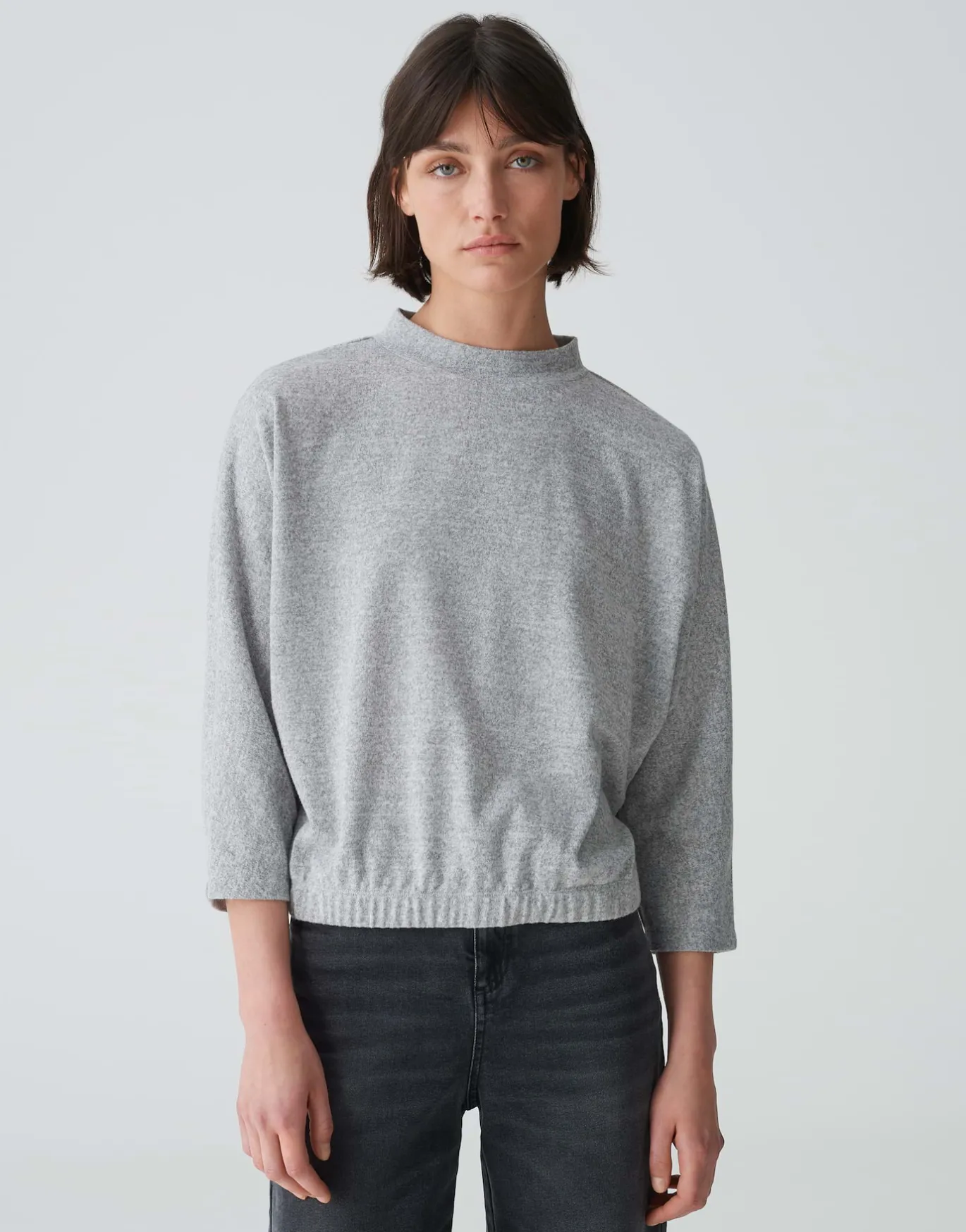 Damen OPUS Shirts^Jerseyshirt Sastepy Grau Online Bestellen