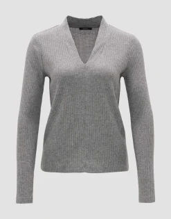 Damen OPUS Shirts^Jerseyshirt Somoko Grau Online Bestellen