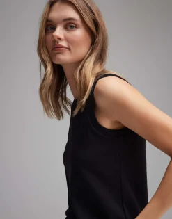 Damen OPUS Basics | Shirts^Jerseytop Ilayda Schwarz Online Bestellen