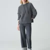Damen OPUS Strick^Kapuzenpullover Pidlona Grau Online Bestellen