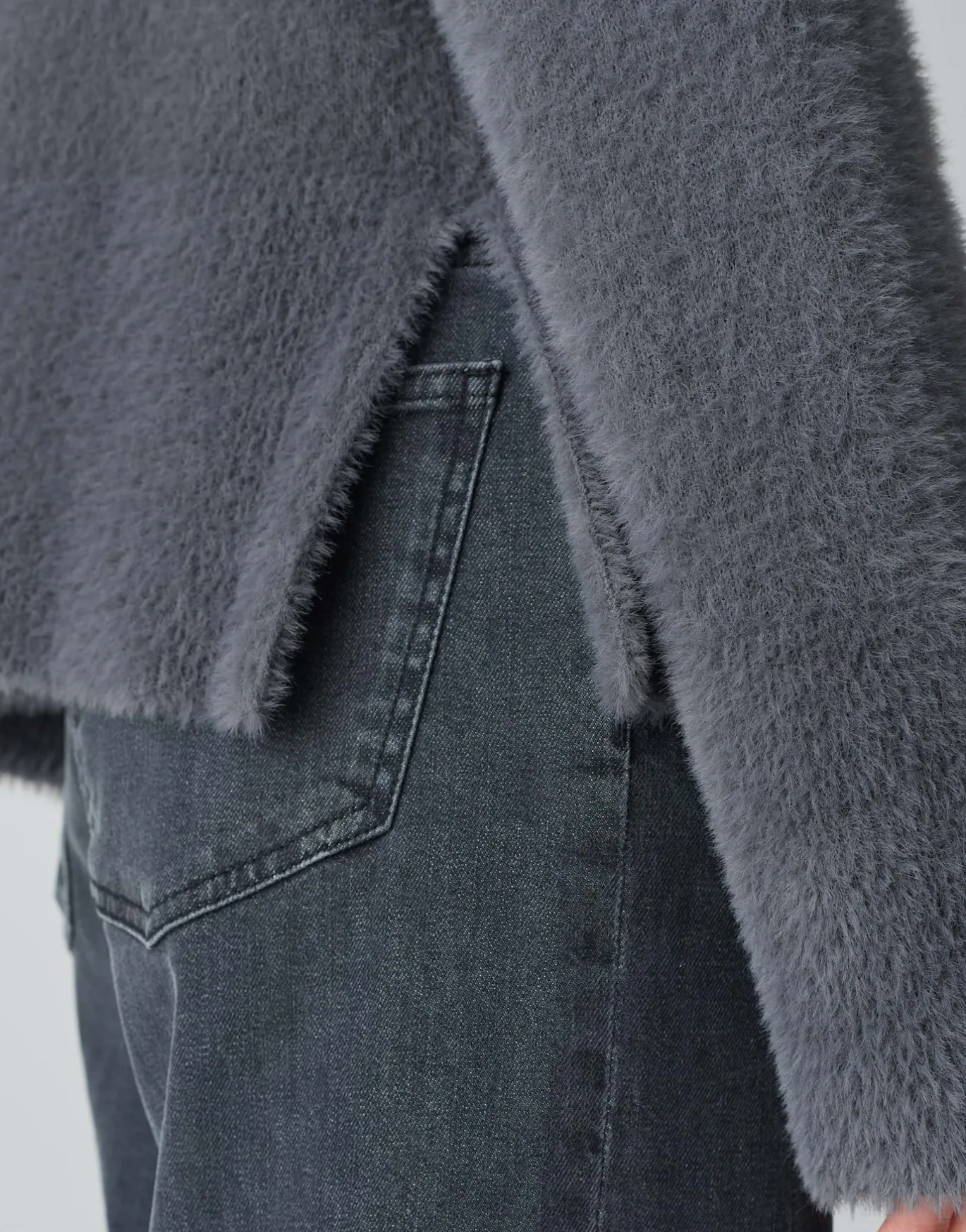 Damen OPUS Strick^Kapuzenpullover Pidlona Grau Online Bestellen