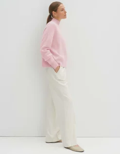 Damen OPUS Strick^Kaschmir Pullover Tija Rosé Online Bestellen