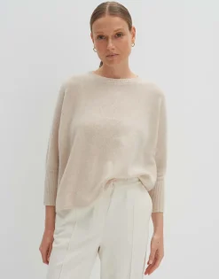 Damen OPUS Strick^Kaschmir Pullover Tjade Beige Online Bestellen
