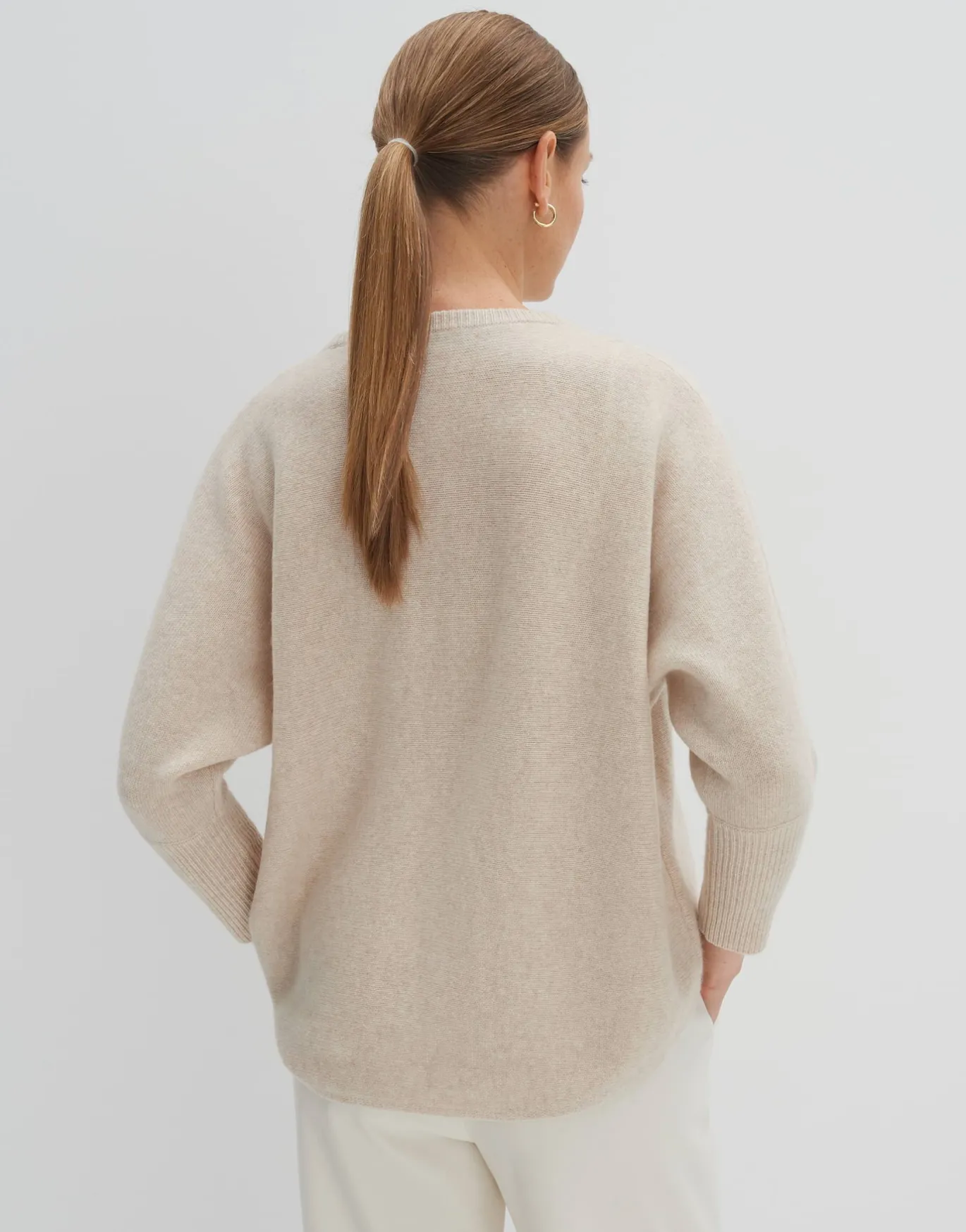 Damen OPUS Strick^Kaschmir Pullover Tjade Beige Online Bestellen