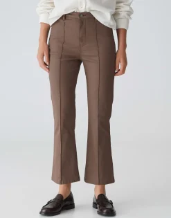 Damen OPUS Hosen | Jeans^Kick Flared Jeans Ekala Braun Online Bestellen