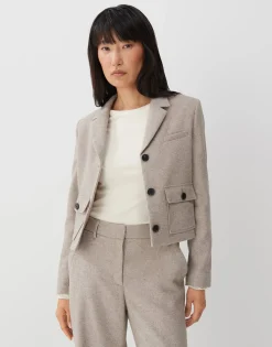 Damen OPUS Blazer / Westen^Kurzblazer Naine Beige Online Bestellen