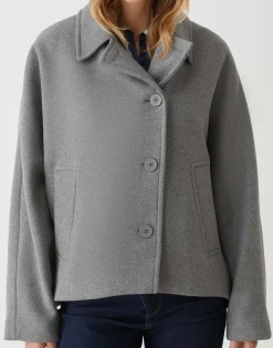 Damen OPUS Jacken / Mäntel^Kurzjacke Hajona Grau Online Bestellen