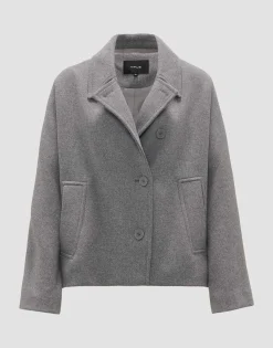 Damen OPUS Jacken / Mäntel^Kurzjacke Hajona Grau Online Bestellen