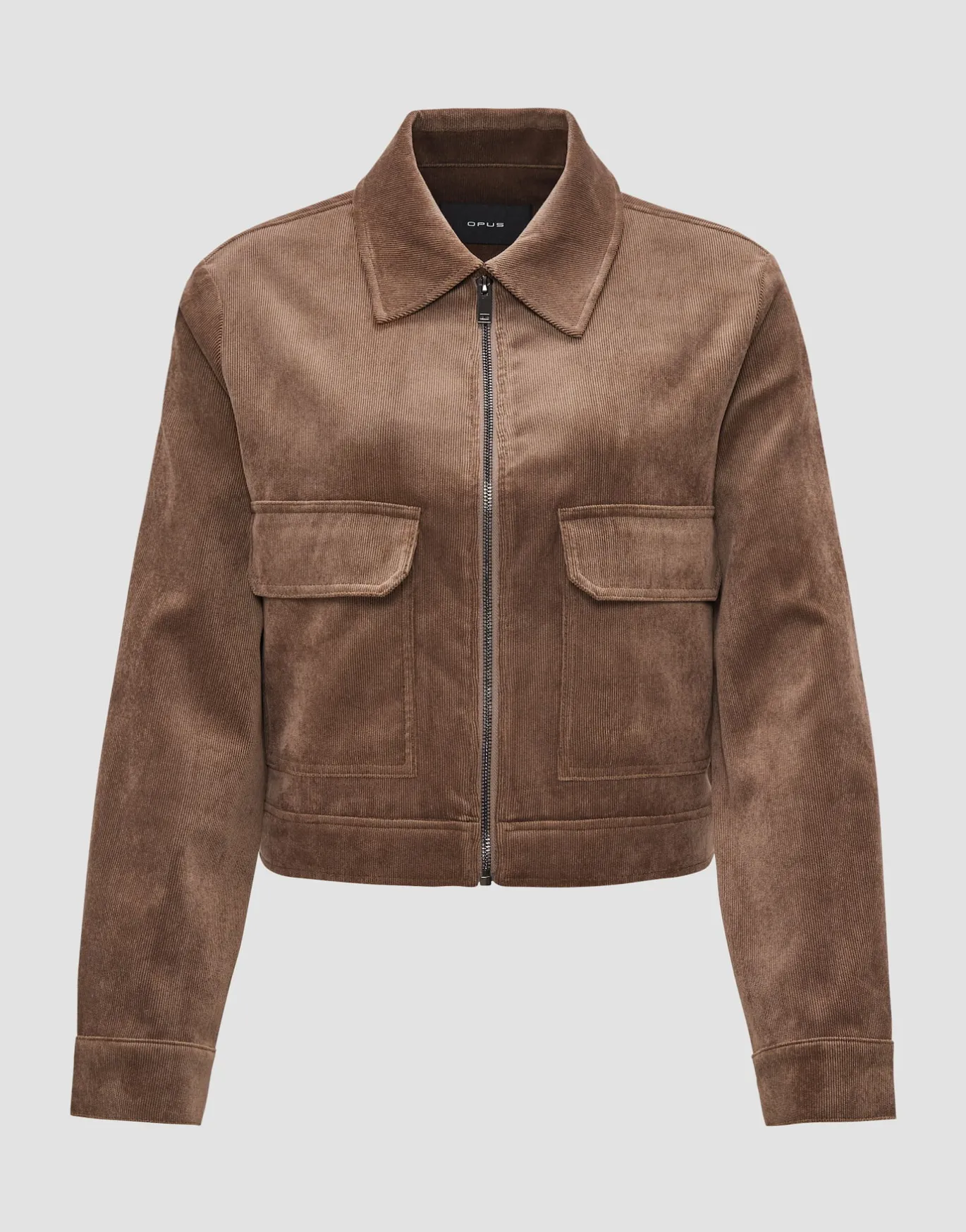 Damen OPUS Jacken / Mäntel | Blazer / Westen^Kurzjacke Hanju Braun Online Bestellen