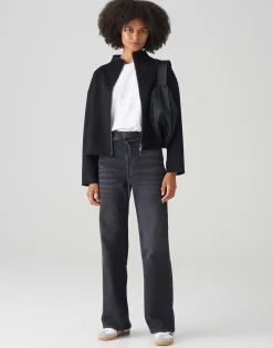 Damen OPUS Jacken / Mäntel^Kurzjacke Helise Schwarz Online Bestellen