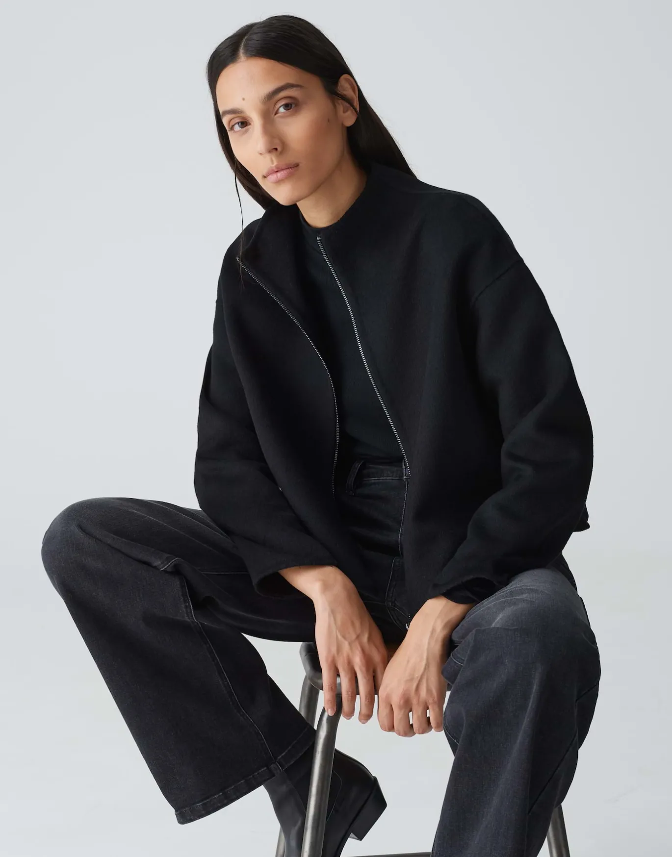Damen OPUS Jacken / Mäntel^Kurzjacke Helise Schwarz Online Bestellen