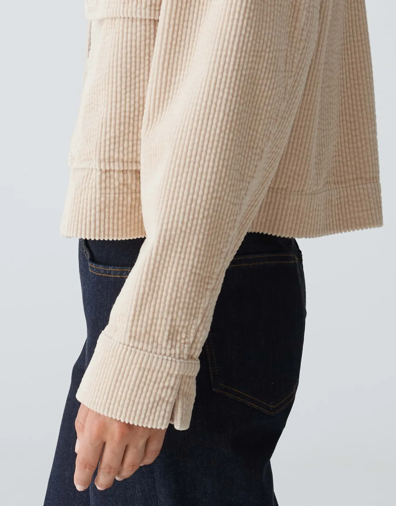 Damen OPUS Jacken / Mäntel | Blazer / Westen^Kurzjacke Hennja Beige Online Bestellen