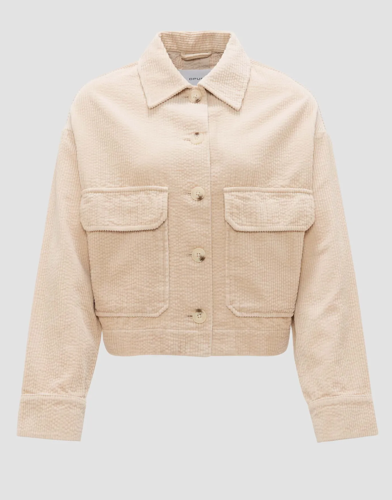 Damen OPUS Jacken / Mäntel | Blazer / Westen^Kurzjacke Hennja Beige Online Bestellen
