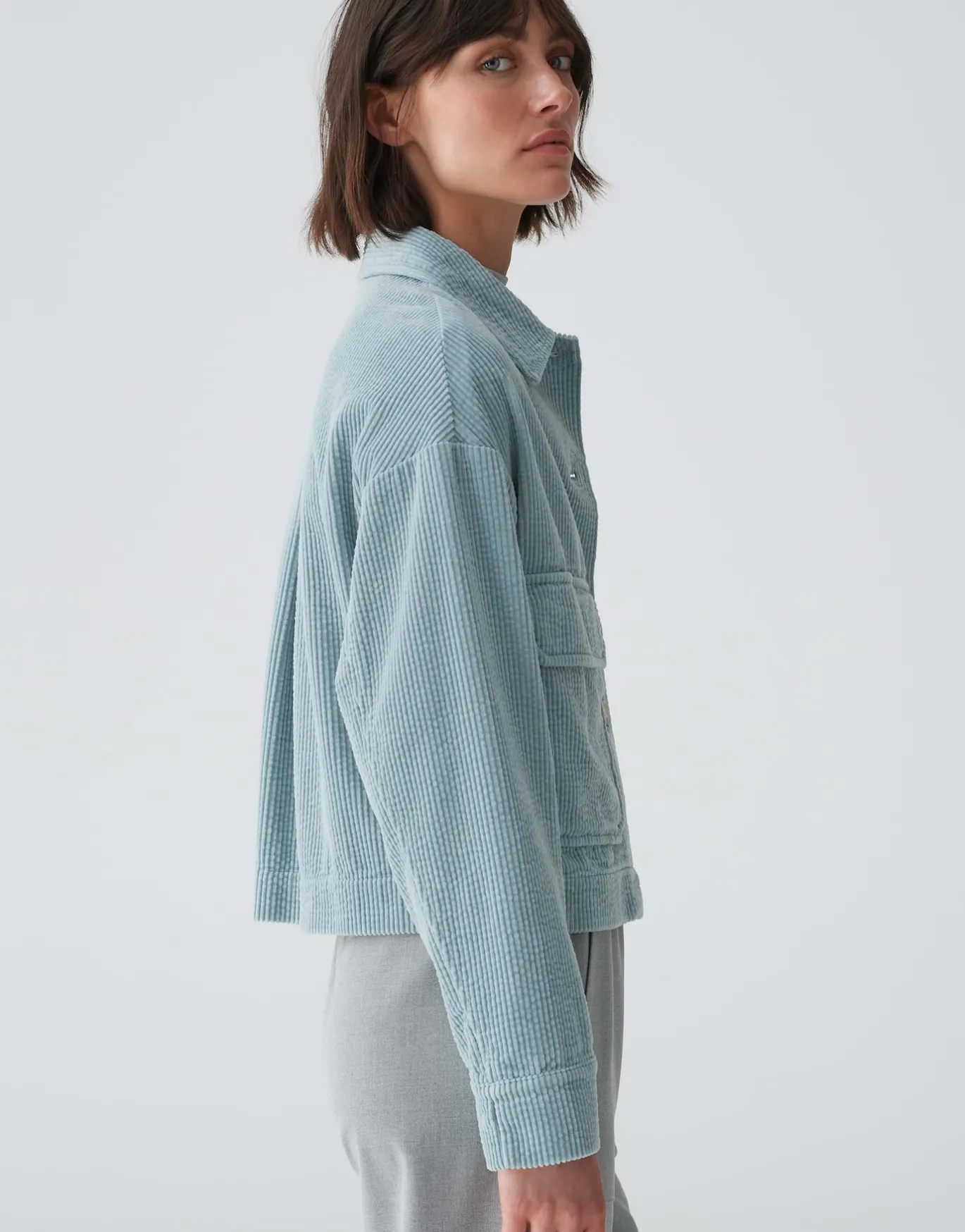 Damen OPUS Jacken / Mäntel | Blazer / Westen^Kurzjacke Hennja Blau Online Bestellen