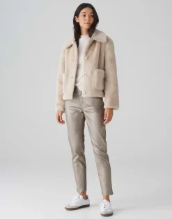 Damen OPUS Jacken / Mäntel^Kurzjacke Herrisa Beige Online Bestellen