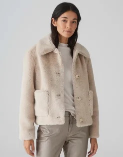 Damen OPUS Jacken / Mäntel^Kurzjacke Herrisa Beige Online Bestellen